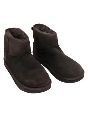 Earth Womens Wonders Round Toe Dark Brown Suede Ankle Boots Size 7M